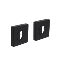 Intersteel Sleutelrozet Vierkant 9.5mm Zamak Mat Zwart 1 Paar