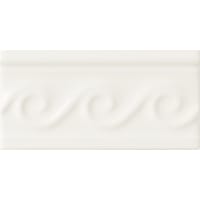 Strip Neri Relieve Olas Biscuit 7,5x15cm Glanzend