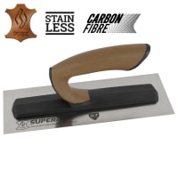 Super Prof Raapspaan Comfort 280x120x0,7mm RVS Met Lederen Greep