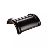 Wienerberger Halfronde Vorst Vario 225mm Vulkaanzwart Edelengobe 755 Tegelen