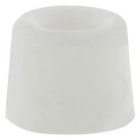 Deurbuffer 25x30mm Rond Rubber Wit