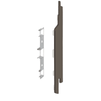 Keralit Eindkap En Connector Rechts Voor 2814 Kwartsgrijs Classic Nerf 5st