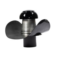 BossCover Ontluchting 160mm Aluminium/Kunststof Zelfklevend