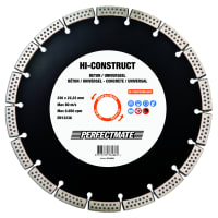 Perfectmate Diamantzaagblad HI-Construct 230x22.2mm Universeel/Beton 1st
