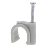 Kabelclip 12mm Rond Grijs 70 Stuks