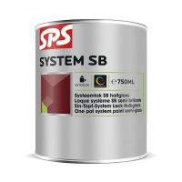 SPS System SB Systeemlak Halfglans Buiten 750ml Wit