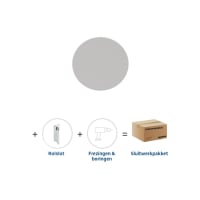 Skantrae Hang&Sluitwerkpakket 2181 Orbit De Urknop + Rolslot Wit