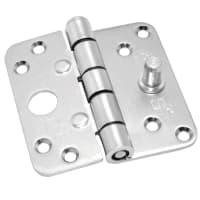 S2 Veiligheidsschijflagerscharnier Ronde Hoeken 89x89mm SKG3 Verzinkt 1st