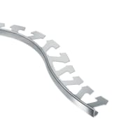 Schlüter SCHIENE-ACGB Decoratief Profiel Radius 11mm 250cm Alu Chroom Geborsteld Geanodiseerd R/A110ACGB