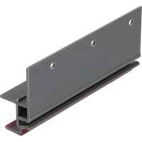 Keralit Dakrandmontageprofiel 17mm 600cm Wijnrood Classic Nerf