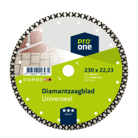 ProOne Diamantzaagblad Heavy 230x22.23mm Universeel 1st