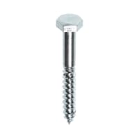 Fis-Profi Houtdraadbout 8x40mm Zeskantkop SW-13 DIN571 RVS A2 15st