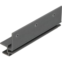 Keralit Montageprofiel 10mm 600cm Zwartgrijs Classic Nerf