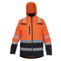 Hydrowear Regenjack Boston Maat XS Oranje/Marineblauw Simply No Sweat