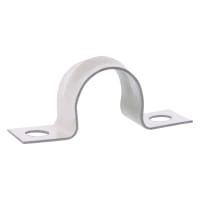 Zadel 5/8 Metaal Met Schroef Wit 20st
