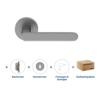 Skantrae Hang&Sluitwerkpakket 2161 Arc 20 Regular + Sleutelrozet + Klavierslot RVS