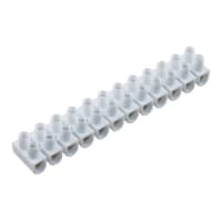 Kroonstrip 12-polig 6mm² PVC 10st