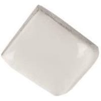 Hoek Rivièra Angulo Bullnose Trim Lido White 0,85x0,85cm Glanzend