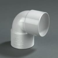 Dyka PVC Bocht 32mm 90 Graden 2x Lijmmof Grijs