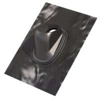 Ubbink Dakdoorvoerpan Universeel 131mm 25-45 Graden Lood Zwart