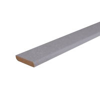 LUMBO MDF Plafondlijst 8x40mm 260cm Wit Stucco 70% PEFC