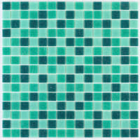 Mozaiektegel Musa Signia Verde 32,7x32,7cm 3mm Glanzend Gerectificeerd