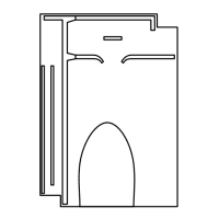 Monier VH-Variabel Ventilatiepan Zwart Glazura Edelengobe