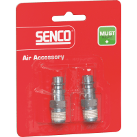 Senco Snelkoppeling Buitendraad 1/4" Universeel 2st