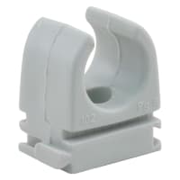 Klembeugel 16mm PVC Grijs 20st
