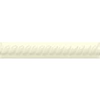 Strip Modernista Trenza Marfil 2,5x15cm Glanzend