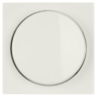 ION Industries V1/J1 Centraalplaat Met Draaiknop Inbouw Alpinewit