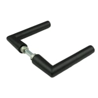 AMI Deurkruk 374 L-Model 53/57mm Aluminium Zwart Paar
