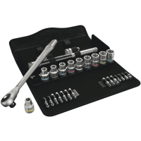 Wera Ratelset 8100 SC 7 Zyklop Metal 1/2" Metrisch 28-Delig