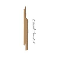 Keralit Eindkap En Connector Links 2814 Natuur Eiken Modern Houtstructuur