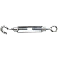 DX Spanschroef Met Haak En Oog 6mm DIN1480 Verzinkt