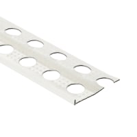 Slimgrip Stucstopprofiel SG1236 270cm 3mm Verzinkt Wit