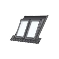 VELUX Gootstuk + Opstand EAW FK06 6021E Dakkapel Basis Duo