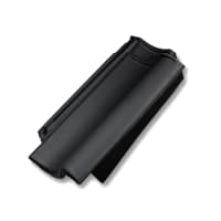 Nelskamp H-10 Gevelpan Rechts Nederlands Model Matzwart Engobe 671