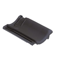 Monier VH-Variabel Gevelpan Rechts Blauw Gesmoord