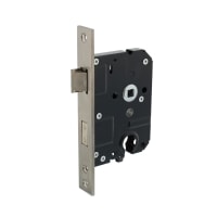 Intersteel Veiligheidsdag- En Nachtslot PC55 Doornmaat 50.5mm SKG2 RVS Voorplaat Rechthoek 25x174mm