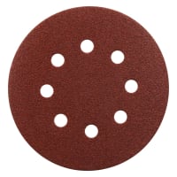 Makita Schuurschijf 125mm K80 P-43555 Velcro Rood 10st