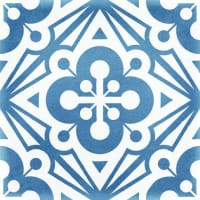 Vloertegel Boheme Bolshoi 02 Navy 20x20cm 7mm Mat R10