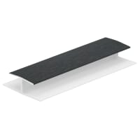 Keralit H-Verbindingprofiel 10mm 260cm Zwartgrijs Classic Nerf