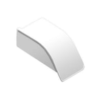 Schlüter DILEX-AS Eindkappenset Aansluitprofiel PVC/CPE Zuiver Wit EK/AS20BW