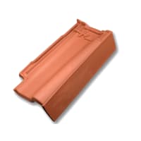 Nelskamp Flachdachpan F-12-U Zuid Gevelpan Rechts Nederlands Model Natuurood 701