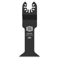 ProOne Multitoolzaagblad DW02 44x78mm HCS 15Tpi Standaard 10st