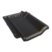 Monier Postel Orage Dubbele Welpan Antraciet Vol Donker Engobe