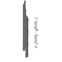Keralit Eindkap En Connector Links Voor 2814 Basaltgrijs Classic Nerf 5st