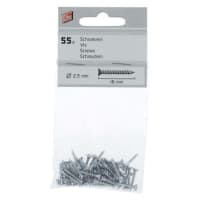 Ellen Tochtschroef 2.6x16mm Verzinkt 5st