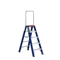 ProOne Trap DO5 Dubbel Oploopbaar 2x5 Treden Met Beugel